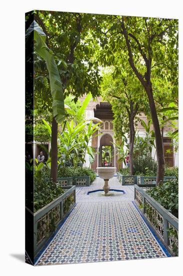 El Bahia Palace Courtyard, Marrakech, Morocco, North Africa, Africa-Matthew Williams-Ellis-Premier Image Canvas