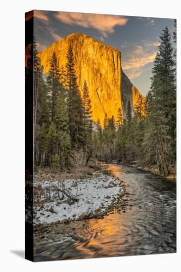 El Capitan and Merced River, Yosemite, California.-John Ford-Premier Image Canvas