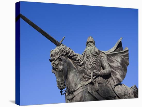 El Cid Statue, Burgos, Spain-Walter Bibikow-Premier Image Canvas