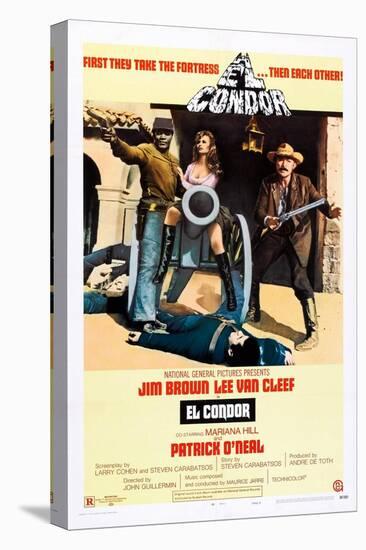 El Condor, Jim Brown, Mariana Hill, Lee Van Cleef, 1970-null-Stretched Canvas