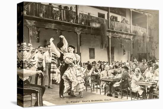 El Paseo, Flamenco Dancers at Restaurant, Santa Barbara, California-null-Stretched Canvas