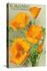 El Segundo, California - Poppy-Lantern Press-Stretched Canvas