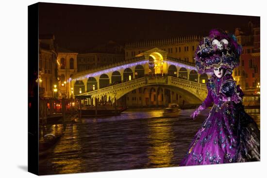 Elaborate Costume for Carnival Festival, Venice, Italy-Jaynes Gallery-Premier Image Canvas