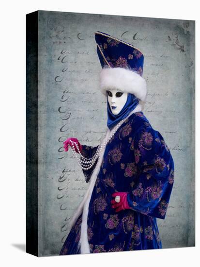 Elaborate Costume for Carnival, Venice, Italy-Darrell Gulin-Premier Image Canvas