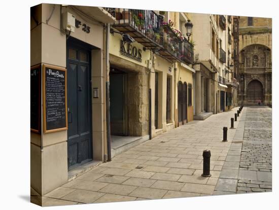 Elaborate door of a cathedral, Logrono, La Rioja, Spain-Janis Miglavs-Premier Image Canvas