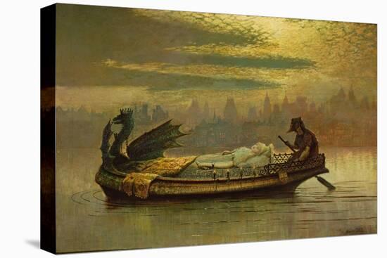 Elaine, 1877-John Atkinson Grimshaw-Premier Image Canvas