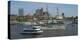 Elbe River at Landing Stages, Hamburg, Germany, Europe-Hans-Peter Merten-Premier Image Canvas