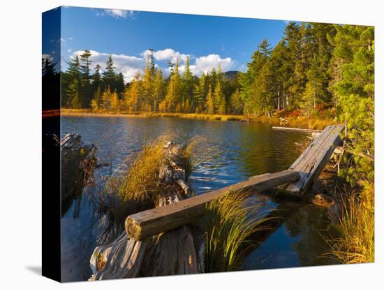 Elbow Pond, Baxter State Park, Maine, New England, United States of America, North America-Alan Copson-Premier Image Canvas