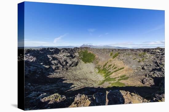 Eldborg Volcanic Crater, Declared a Protected Natural Monument in 1974, Iceland, Polar Regions-Michael Nolan-Premier Image Canvas