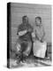 Elderly Couple Holding Hands-Peter Stackpole-Premier Image Canvas