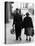 Elderly Polish Couple Walking Hand in Hand-Paul Schutzer-Premier Image Canvas