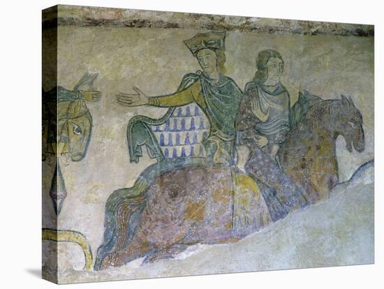 Eleanor of Aquitaine and Isabella of Angoul? Led into Captivity by Eleanor's Husband Henry II-null-Premier Image Canvas