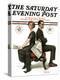 "Election Debate" Saturday Evening Post Cover, October 9,1920-Norman Rockwell-Premier Image Canvas