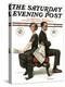 "Election Debate" Saturday Evening Post Cover, October 9,1920-Norman Rockwell-Premier Image Canvas