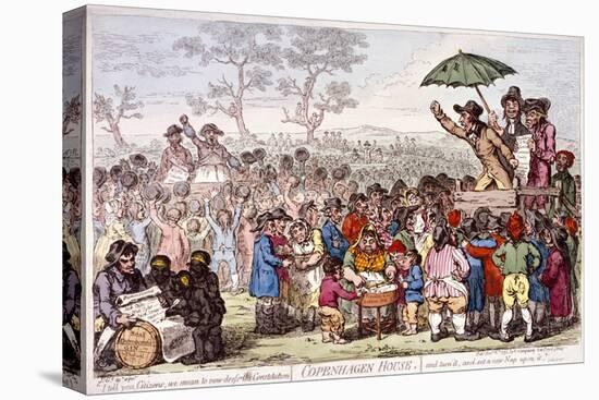 Election Fair, Copenhagen Fields, Islington, London, 1795-James Gillray-Premier Image Canvas