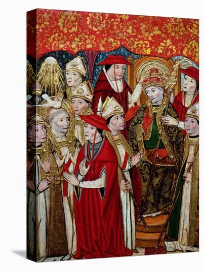 Election of Fabian to the Papacy-Jaume Huguet-Premier Image Canvas