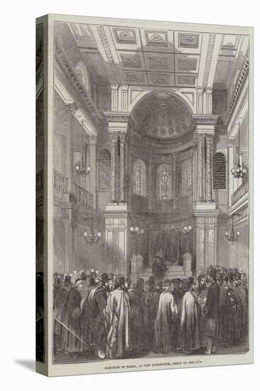 Election of Rabbi, at the Synagogue, Great St Helen's-null-Premier Image Canvas