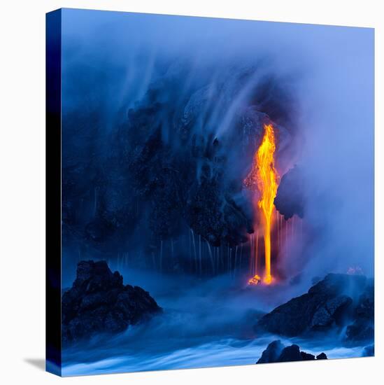 Electric Blue-Miles Morgan-Premier Image Canvas