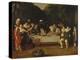 Elegant Figures Feasting in an Arbour-Eugène Boudin-Premier Image Canvas