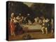 Elegant Figures Feasting in an Arbour-Dirck Hals-Premier Image Canvas