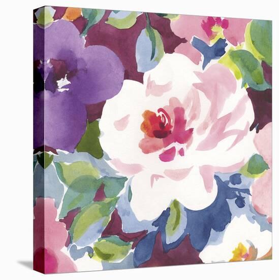 Elegant Flowers-Sandra Jacobs-Stretched Canvas
