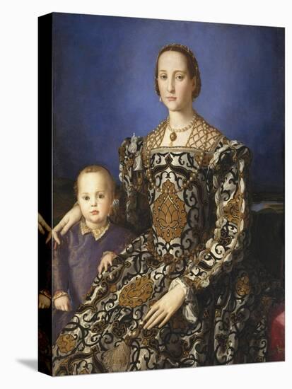 Eleonora of Toledo with Her Son-Agnolo Bronzino-Premier Image Canvas