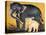 Elephant and Calf, Page from a Manuscript on Elephant Training-null-Premier Image Canvas