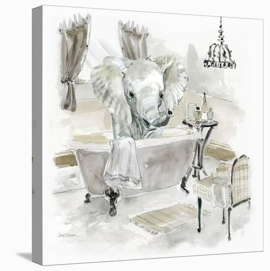 Elephant Bath-Carol Robinson-Stretched Canvas