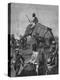 Elephant Battery at Action in Burma-null-Premier Image Canvas