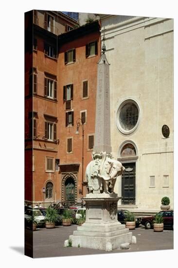 Elephant Bearing an Egyptian Obelisk, 1667-Giovanni Lorenzo Bernini-Premier Image Canvas