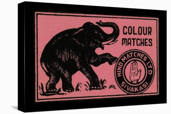 Elephant Colour Matches-null-Stretched Canvas