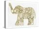 Elephant Gold-Pam Varacek-Stretched Canvas