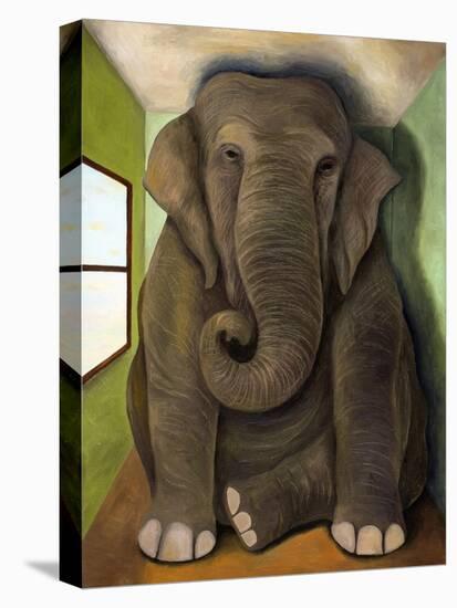 Elephant in a Room Cracks-Leah Saulnier-Premier Image Canvas