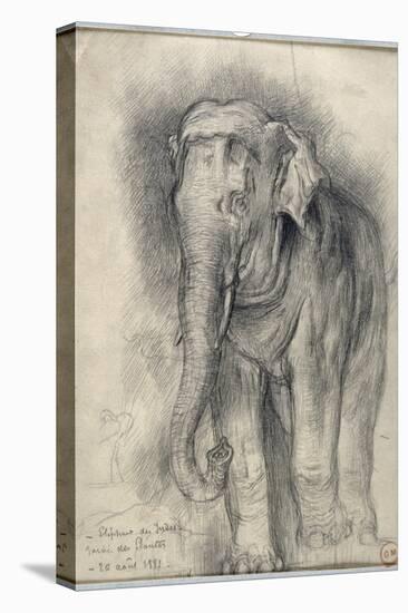 Eléphant sur le vif-Gustave Moreau-Premier Image Canvas