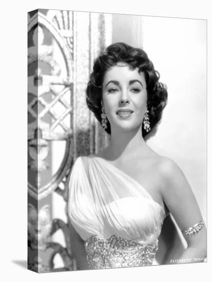 Elephant Walk, Elizabeth Taylor, in a Dress by Edith Head, 1954-null-Stretched Canvas