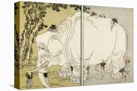 Elephant-Katsushika Hokusai-Premier Image Canvas