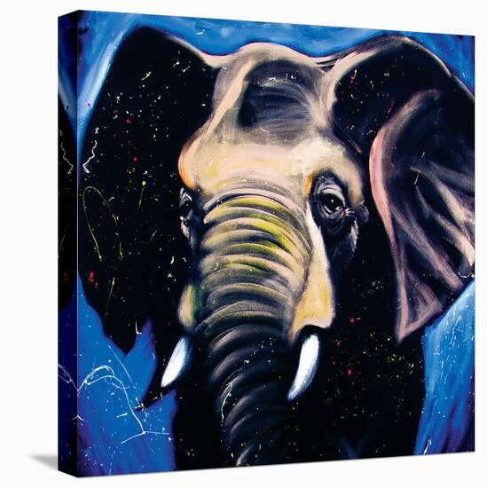 Elephant-null-Stretched Canvas