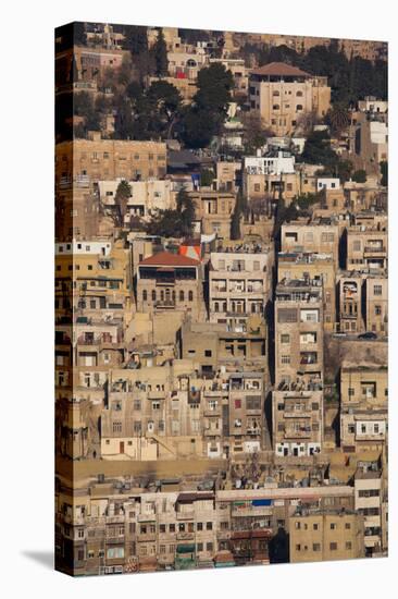 Elevated city view from Jebel al-Ashrafieh, Amman, Jordan-null-Premier Image Canvas