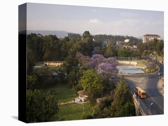 Elevated View Looking Towards the Hilton Hotel, Addis Ababa, Ethiopia, Africa-Gavin Hellier-Premier Image Canvas