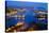 Elevated View of a Harbor, Dana Point Harbor, Dana Point, Orange County, California, USA-null-Premier Image Canvas