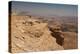 Elevated view of desert, Makhtesh Ramon, Mitzpe Ramon, Negev, Israel-null-Premier Image Canvas