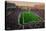 Elevated view of Gillette Stadium, home of Super Bowl champs, New England Patriots, NFL Team pla...-null-Premier Image Canvas