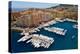 Elevated view of harbor in the Monte-Carlo, in the Principality of Monaco, Western Europe on the...-null-Premier Image Canvas