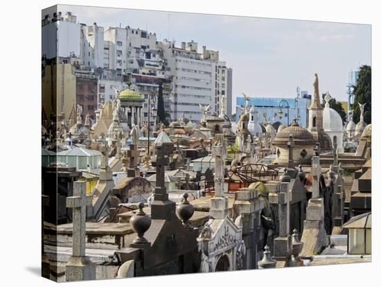 Elevated view of La Recoleta Cemetery, City of Buenos Aires, Buenos Aires Province, Argentina, Sout-Karol Kozlowski-Premier Image Canvas