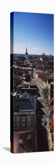 Elevated view of Old town, Tallinn, Estonia-null-Premier Image Canvas