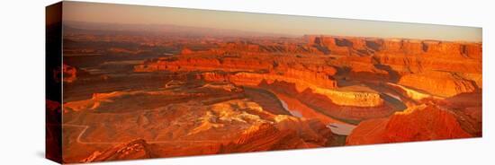 Elevated View of Rock Formations in Canyon, Dead Horse Point State Park, Utah, USA-null-Premier Image Canvas