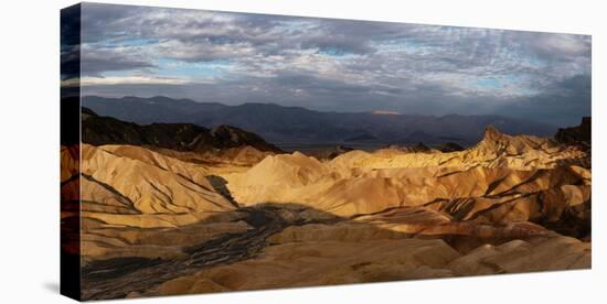 Elevated View of Rock Formations, Zabriskie Point, Death Valley National Park, California, USA-null-Premier Image Canvas