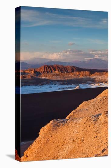 Elevated view of rocky landscape, Valle De La Luna, Atacama Desert, San Pedro de Atacama, El Loa...-null-Premier Image Canvas