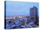 Elevated view of the City Centre with the characteristic building of the Radisson Hotel, Montevideo-Karol Kozlowski-Premier Image Canvas