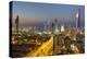 Elevated View of the Modern City Skyline and Central Business District-Gavin-Premier Image Canvas